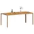 Produktbild 4 för Trädgårdsbord beige 190x90x75 cm konstrotting akaciaträ