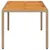 Produktbild 6 för Trädgårdsbord beige 190x90x75 cm konstrotting akaciaträ