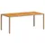 Produktbild 7 för Trädgårdsbord beige 190x90x75 cm konstrotting akaciaträ