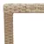 Produktbild 10 för Trädgårdsbord beige 190x90x75 cm konstrotting akaciaträ