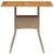Produktbild 5 för Trädgårdsbord beige 80x80x75 cm konstrotting akaciaträ