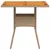 Produktbild 6 för Trädgårdsbord beige 80x80x75 cm konstrotting akaciaträ
