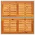 Produktbild 8 för Trädgårdsbord beige 80x80x75 cm konstrotting akaciaträ
