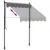 Produktbild 6 för Markis infällbar antracit 150x150 cm tyg och stål