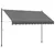 Produktbild 2 för Markis infällbar antracit 300x150 cm tyg och stål