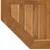 Produktbild 6 för Bordsskiva 60x60x2,5 cm åttakantig massiv teak