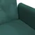 Produktbild 9 för Bäddsoffa 2-sits med kuddar och fotpall mörkgrön sammet