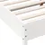 Produktbild 7 för Sängram med huvudgavel vit 180x200 cm massiv furu