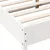 Produktbild 7 för Sängram med huvudgavel vit 160x200 cm massiv furu