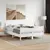 Produktbild 2 för Sängram med huvudgavel vit 135x190 cm massiv furu