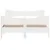 Produktbild 5 för Sängram med huvudgavel vit 135x190 cm massiv furu