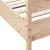 Produktbild 7 för Sängram med huvudgavel 75x190 cm massivt furu