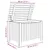 Produktbild 9 för Förvaringslåda med lock RANA vit 80x49x54 cm massiv furu