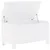 Produktbild 7 för Förvaringslåda med lock RANA vit 100x49x54 cm massiv furu