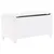 Produktbild 2 för Förvaringslåda med lock RANA vit 100x49x54 cm massiv furu