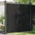 Produktbild 3 för Staketpanel med 2 stolpar grå 180x186 cm WPC