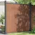 Produktbild 3 för Staketpanel med 2 stolpar brun 180x186 cm WPC
