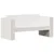 Produktbild 2 för Trädgårdssoffa 2-sits vit 134x60x62 cm massiv furu