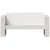 Produktbild 4 för Trädgårdssoffa 2-sits vit 134x60x62 cm massiv furu