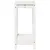 Produktbild 6 för Växtbord med hylla vit 82,5x35x75 cm massivt furu