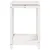 Produktbild 6 för Växtbord med hylla vit 82,5x50x75 cm massivt furu