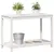 Produktbild 4 för Växtbord med hylla vit 108x50x75 cm massivt furu