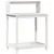 Produktbild 2 för Växtbord med hyllor vit 82,5x50x109,5 cm massiv furu