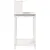 Produktbild 6 för Växtbord med hyllor vit 82,5x50x109,5 cm massiv furu