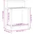Produktbild 10 för Växtbord med hyllor 82,5x50x109,5 cm massivt douglasträ