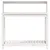 Produktbild 5 för Växtbord med hyllor vit 108x50x109,5 cm massiv furu