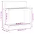 Produktbild 10 för Växtbord med hyllor vit 108x50x109,5 cm massiv furu
