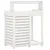 Produktbild 7 för Växtbord med hyllor vit 82,5x50x109,5 cm massiv furu