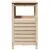 Produktbild 6 för Växtbord med hyllor vit 82,5x45x81 cm massiv furu