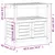 Produktbild 10 för Växtbord med hyllor 82,5x45x81 cm massivt douglasträ