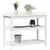 Produktbild 4 för Växtbord med hyllor vit 108x45x86,5 cm massiv furu