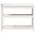 Produktbild 5 för Växtbord med hyllor vit 108x45x86,5 cm massiv furu
