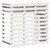 Produktbild 2 för Barbord vit 113,5x50x103 cm massiv furu