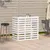 Produktbild 3 för Barbord vit 113,5x50x103 cm massiv furu