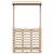 Produktbild 4 för Barbord för trädgården med tak 112,5x57x195,5 cm massivt trä