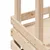 Produktbild 7 för Barbord för trädgården med tak 112,5x57x195,5 cm massivt trä