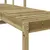 Produktbild 8 för Solsäng 199,5x62x55 cm impregnerad furu