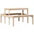 Produktbild 6 för Picknickbord 110x134x75 cm massivt trä