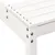 Produktbild 7 för Picknickbord vit 110x134x75 cm massivt trä