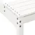 Produktbild 7 för Picknickbord vit 160x134x75 cm massivt trä