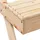 Picknickbord 105x134x75 cm massivt trä