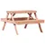 Produktbild 2 för Picknickbord 105x134x75 cm massivt douglasträ