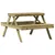 Produktbild 6 för Picknickbord 105x134x75 cm impregnerad furu