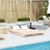 Produktbild 3 för Solsängar 2 st 205x60x31,5 cm massiv furu