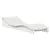 Produktbild 2 för Solsäng vit 205x60x31,5 cm massiv furu