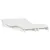 Produktbild 2 för Solsängar 2 st vit 205x60x31,5 cm massiv furu